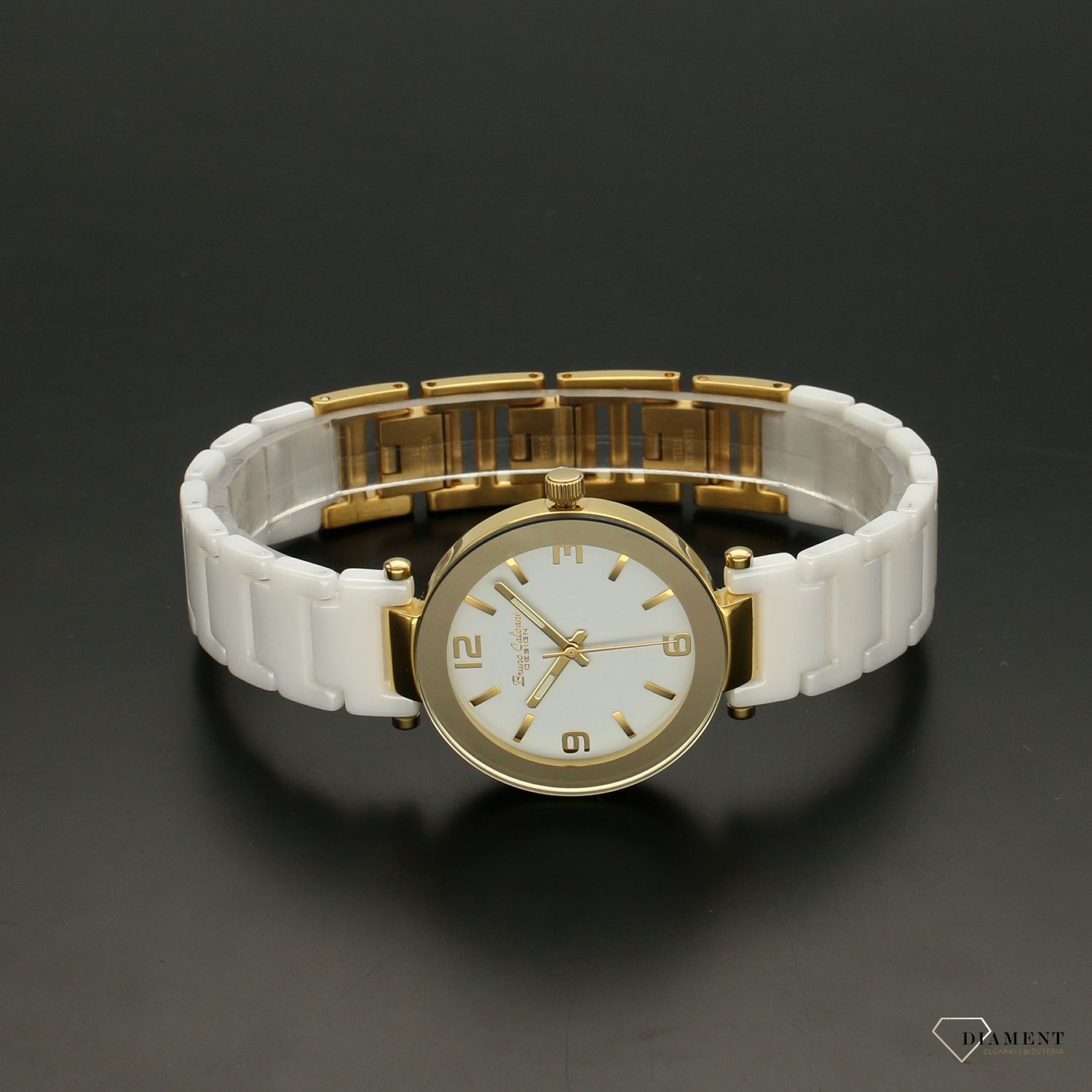 Zegarek  damski Bruno Calvani 'Biała ceramika' BC9189 jpg.jpg